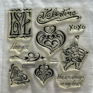 In My Heart D1245 stamp set